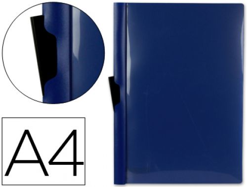 Bolsa dossier liderpapel com clip lateral din a4 azul 30 folhas , Liderpapel , 20070 , 4710581353629
